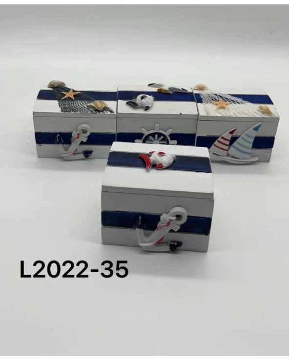 Σετ διακοσμητικά Souvenir - Κουτάκι - 4 τεμάχια - 251810