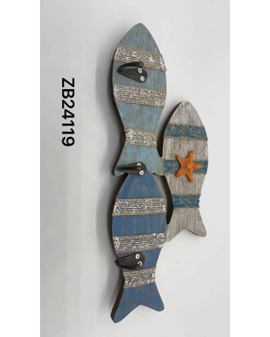 Σετ διακοσμητικά Souvenir - Κρεμάστρα - ZB24119 - 4 τεμάχια - 251971