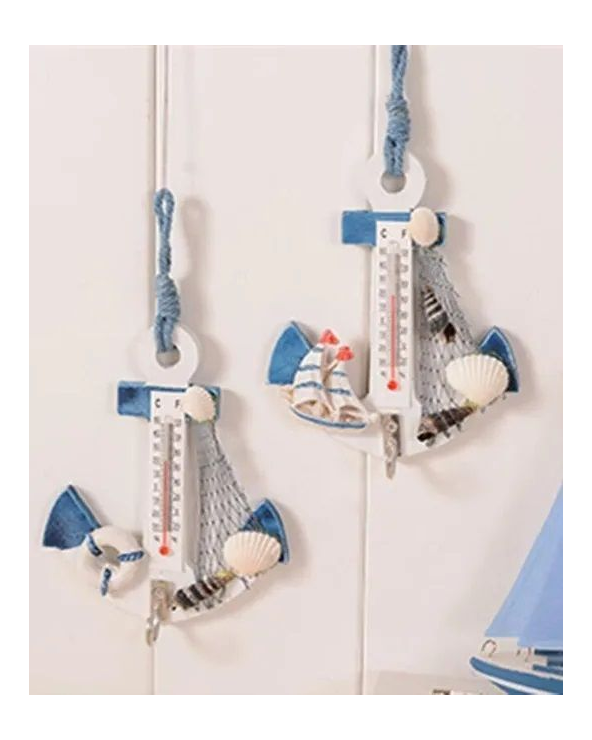 Σετ διακοσμητικά Souvenir - Θερμόμετρο Κρεμάστρα - 8 τεμάχια - SF090 - 921058