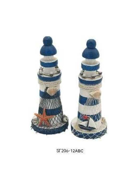 Σετ διακοσμητικά Souvenir - Φάρος - 4 τεμάχια - SF206 - 921072