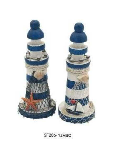 Σετ διακοσμητικά Souvenir - Φάρος - 4 τεμάχια - SF206 - 921072