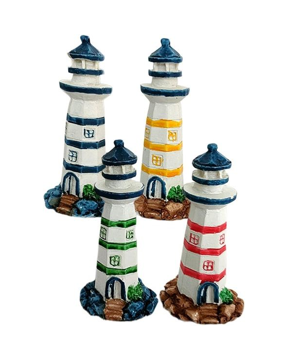 Σετ διακοσμητικά Souvenir - Φάρος - 4 τεμάχια - 921119