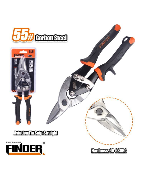 Ψαλίδι λαμαρίνας ίσιο - 10"/250mm - Finder