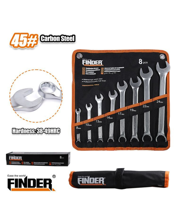 Σετ κλειδιά γερμανοπολύγωνα - 8pcs - Finder