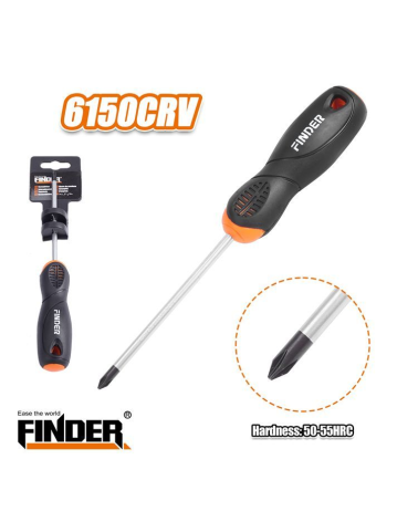 Κατσαβίδι σταυρωτό - 5x100mm - Finder