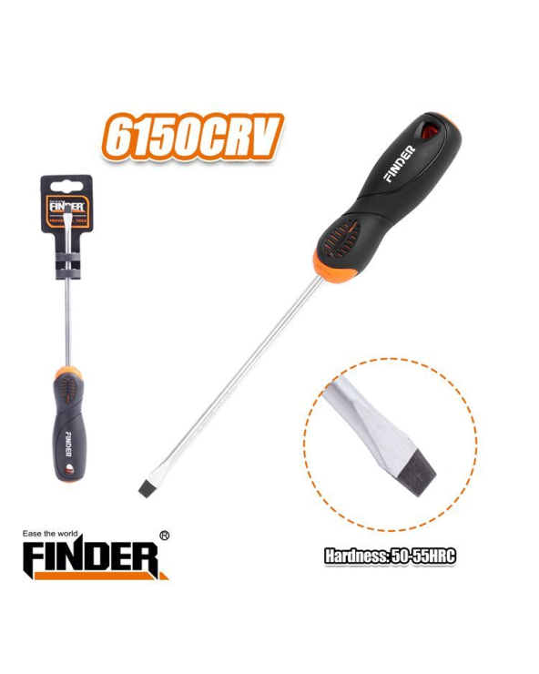 Κατσαβίδι ίσιο - 6x125mm - Finder