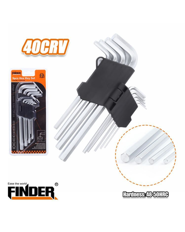 Κλειδιά Allen – Hex Point - 9pcs – Finder – 193125