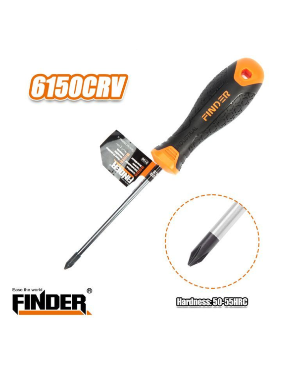 Κατσαβίδι σταυρωτό - 5*100mm - Finder