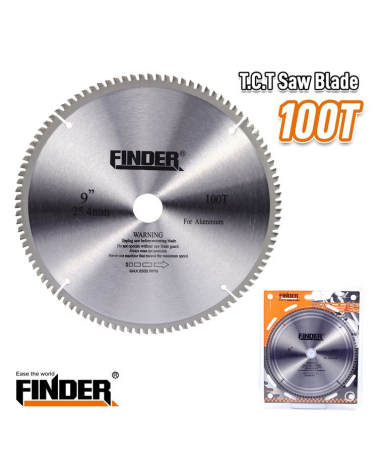 Δίσκος κοπής αλουμινίου - TCT - 9" - Φ235 - 100T - Finder