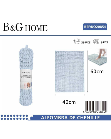 Πατάκι μπάνιου - M0842- 40x60cm - Light Blue