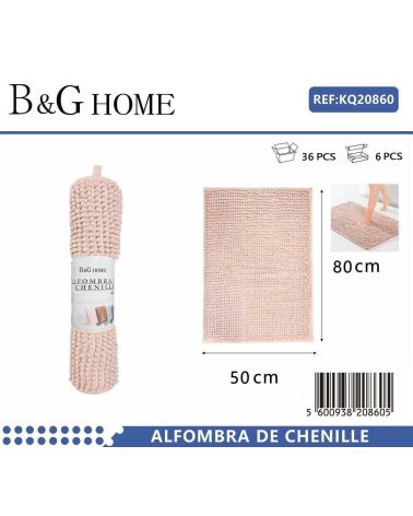 Πατάκι μπάνιου - M0839 - 50x80cm - Light Pink