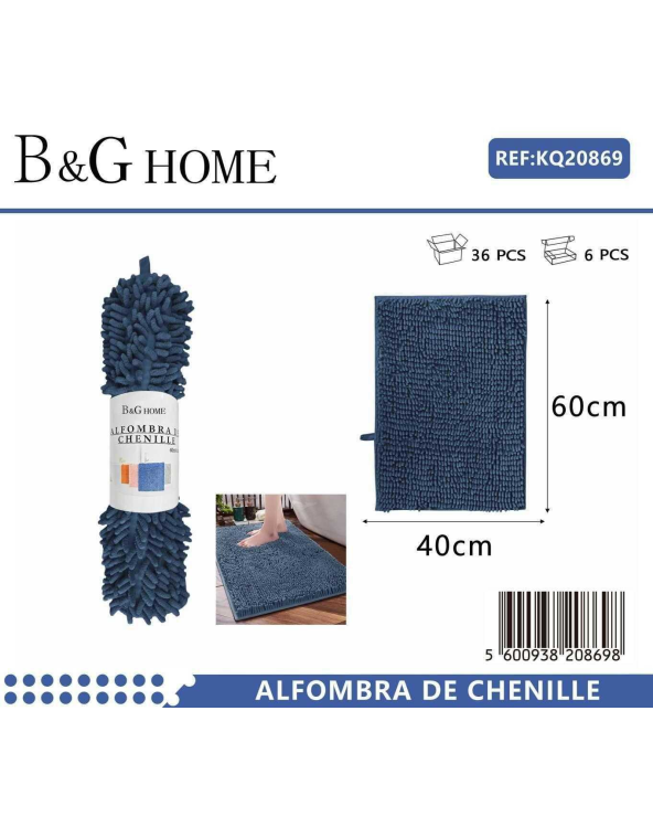 Πατάκι μπάνιου - M0840 - 40x60cm - Blue