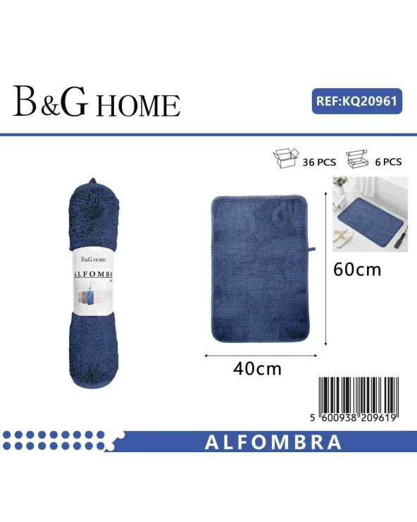 Πατάκι μπάνιου - M0840 - 40x60cm - Blue