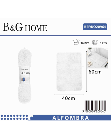 Πατάκι μπάνιου - M0829 - 40x60cm - White