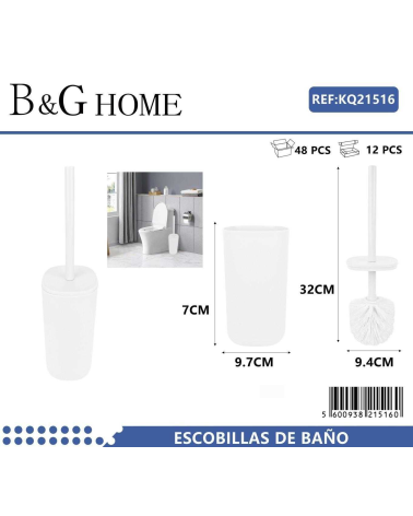 Βουρτσάκι τουαλέτας - Πιγκάλ - White