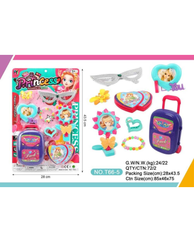 Παιδικό σετ ομορφιάς με βαλιτσάκι - T66-5