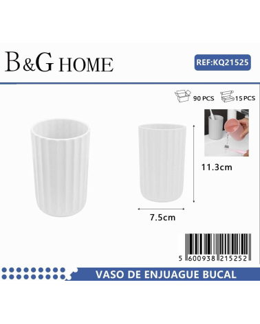 Θήκες οδοντόβουρτσας πλαστικές σε σετ 5Χ - White