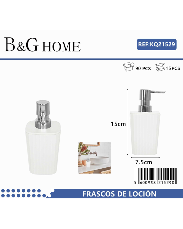 Θήκες κρεμοσάπουνου Dispenser πλαστικές - Σετ 5pcs - White