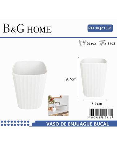 Θήκες οδοντόβουρτσας πλαστικές σε σετ 5Χ - White