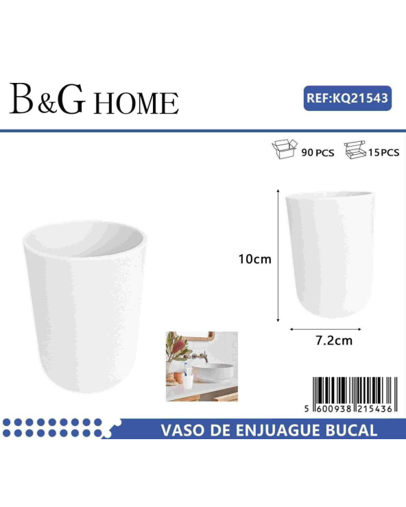 Θήκες οδοντόβουρτσας πλαστικές σε σετ 5Χ - White