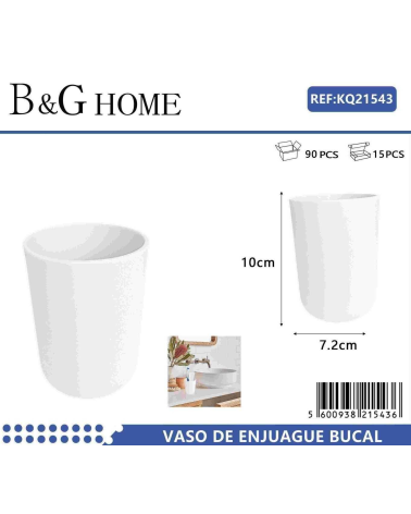 Θήκες οδοντόβουρτσας πλαστικές σε σετ 5Χ - White