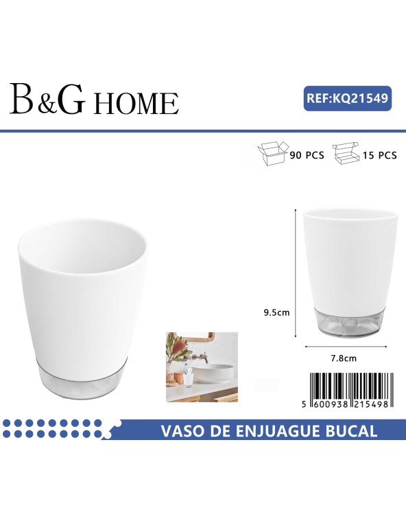 Θήκες οδοντόβουρτσας πλαστικές σε σετ 5Χ - White