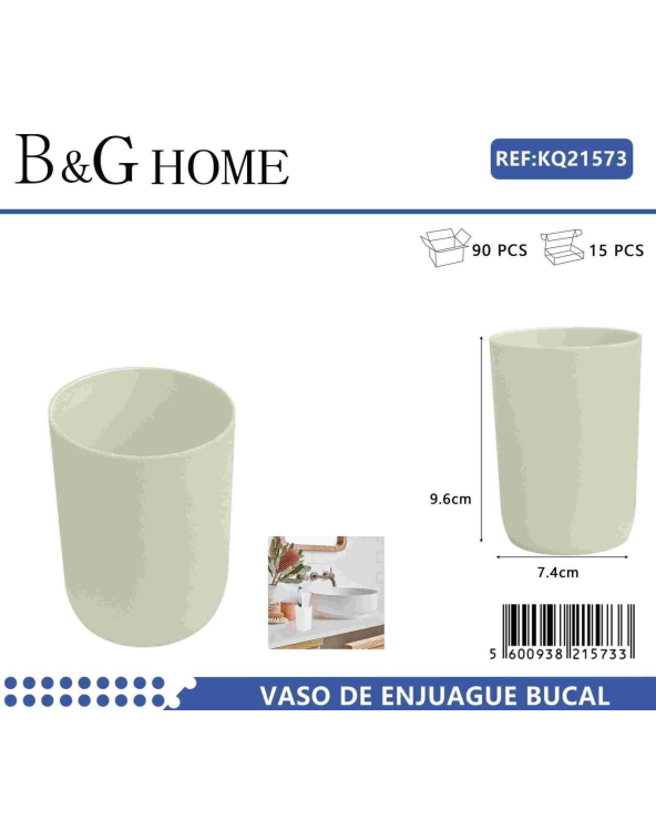 Θήκες οδοντόβουρτσας πλαστικές σε σετ 5Χ - Beige