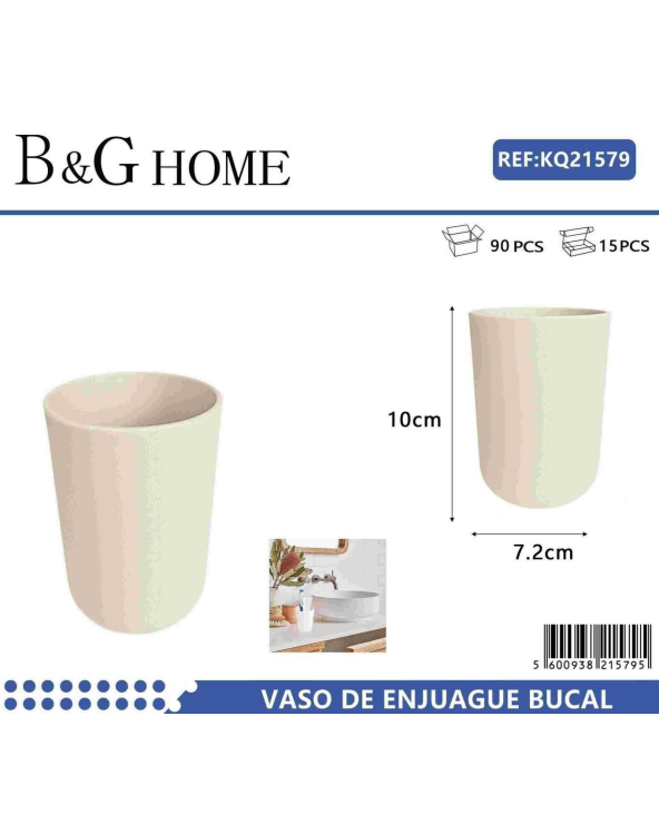 Θήκες οδοντόβουρτσας πλαστικές σε σετ 5Χ - Beige