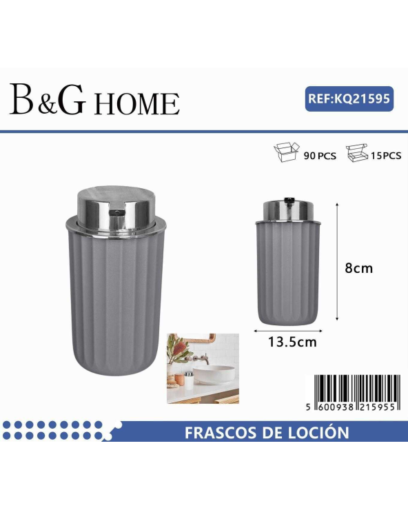 Θήκες κρεμοσάπουνου Dispenser πλαστικές - Σετ 5pcs - Grey