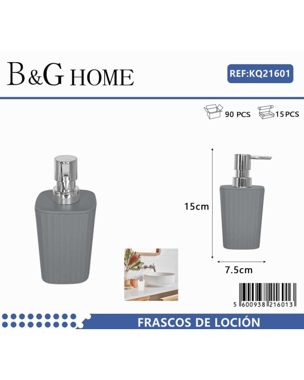 Θήκες κρεμοσάπουνου Dispenser πλαστικές - Σετ 5pcs - Grey