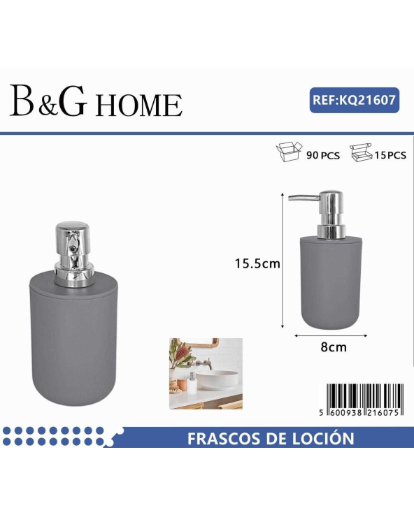 Θήκες κρεμοσάπουνου Dispenser πλαστικές - Σετ 5pcs - Grey