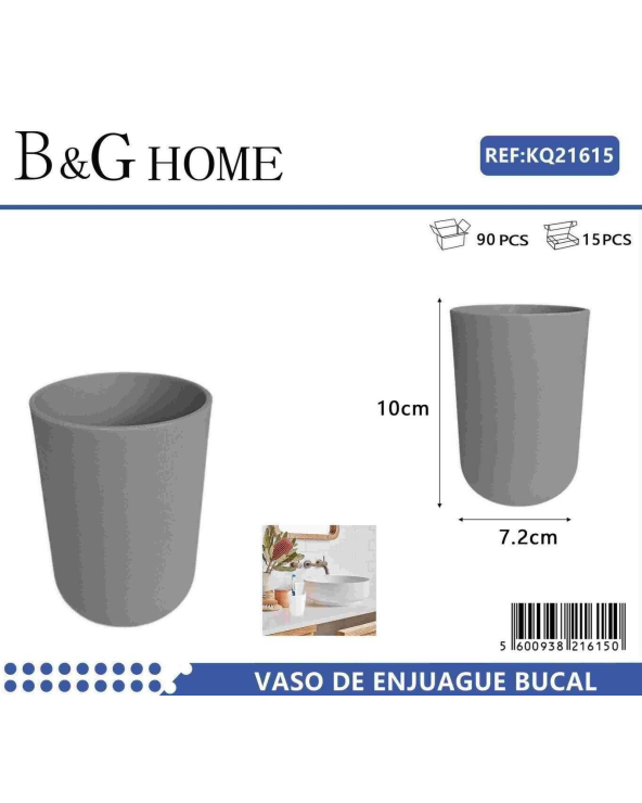 Θήκες οδοντόβουρτσας πλαστικές σε σετ 5Χ - Grey