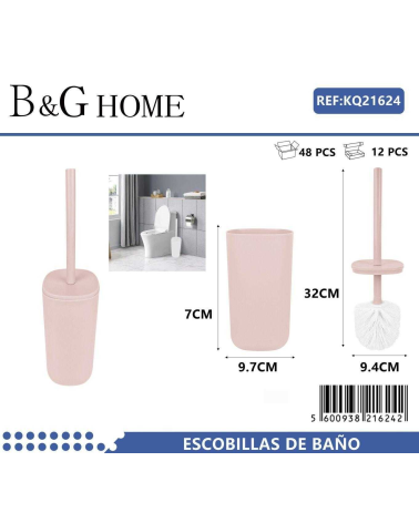 Βουρτσάκι τουαλέτας - Πιγκάλ - Light Pink