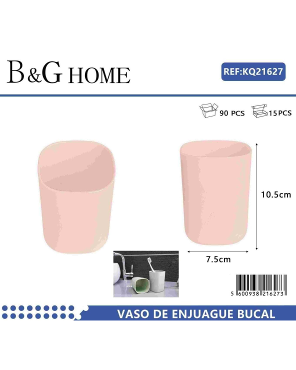 Θήκες οδοντόβουρτσας πλαστικές σε σετ 5Χ - Light Pink