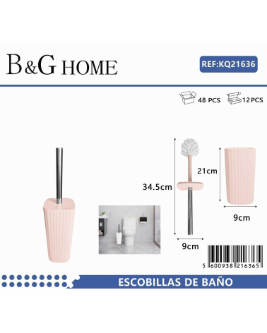 Βουρτσάκι τουαλέτας - Πιγκάλ - Light Pink