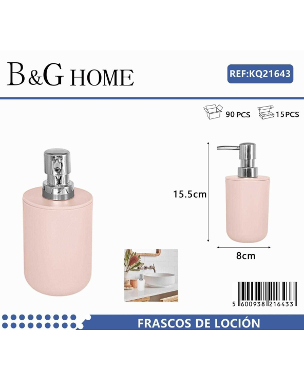 Θήκες κρεμοσάπουνου Dispenser πλαστικές - Σετ 5pcs - Light Pink