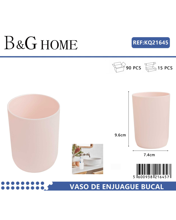 Θήκες οδοντόβουρτσας πλαστικές σε σετ 5Χ - Light Pink