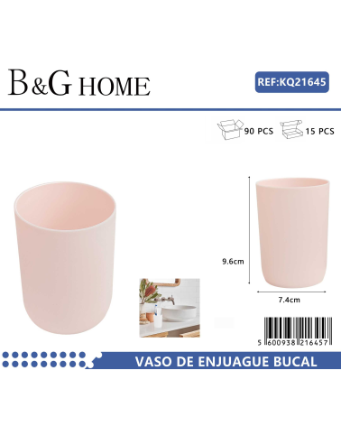 Θήκες οδοντόβουρτσας πλαστικές σε σετ 5Χ - Light Pink