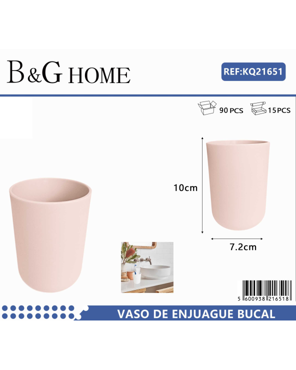 Θήκες οδοντόβουρτσας πλαστικές σε σετ 5Χ - Light Pink