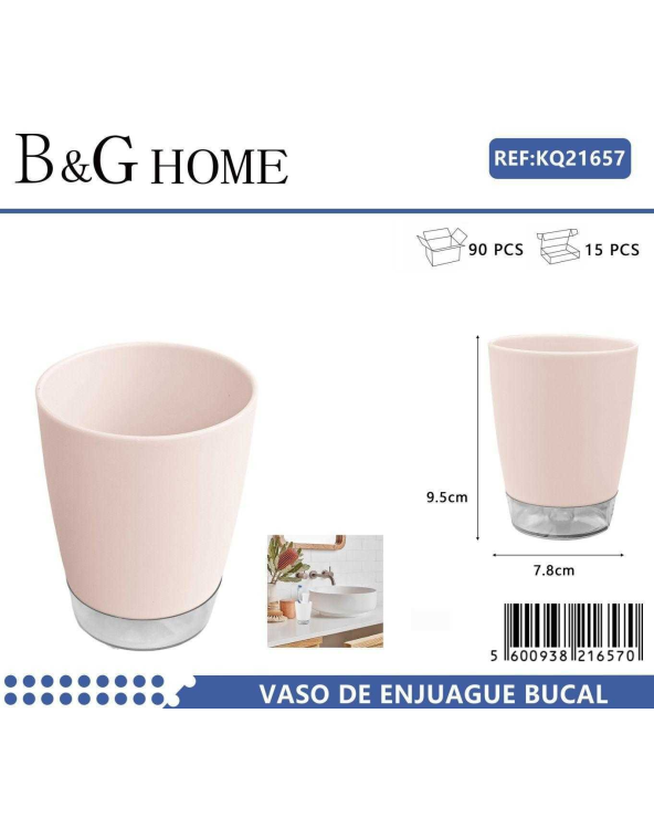 Θήκες οδοντόβουρτσας πλαστικές σε σετ 5Χ - Light Pink