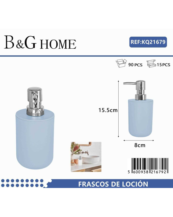 Θήκες κρεμοσάπουνου Dispenser πλαστικές - Σετ 5pcs - Light Blue