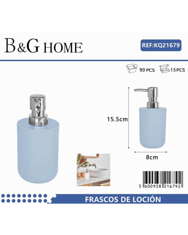 Θήκες κρεμοσάπουνου Dispenser πλαστικές - Σετ 5pcs - Light Blue