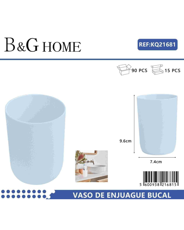 Θήκες οδοντόβουρτσας πλαστικές σε σετ 5Χ - Light Blue