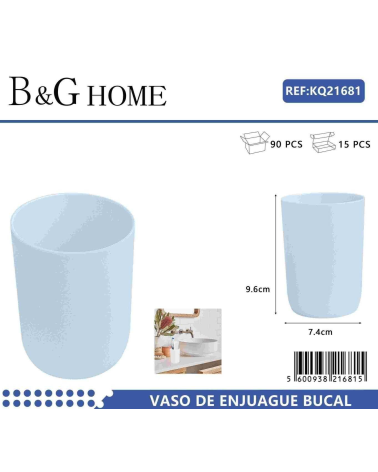 Θήκες οδοντόβουρτσας πλαστικές σε σετ 5Χ - Light Blue