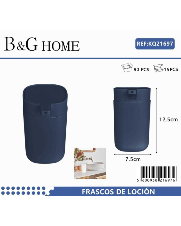 Θήκες κρεμοσάπουνου Dispenser πλαστικές - Σετ 5pcs - Blue