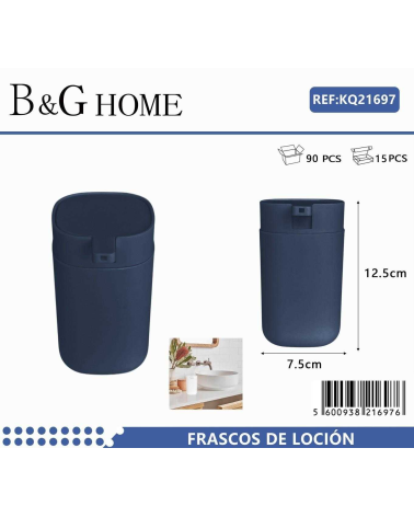 Θήκες κρεμοσάπουνου Dispenser πλαστικές - Σετ 5pcs - Blue