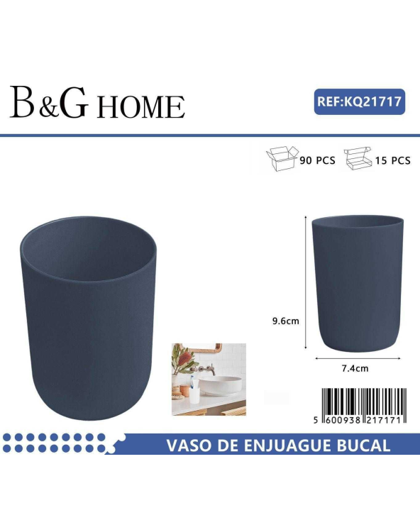 Θήκες οδοντόβουρτσας πλαστικές σε σετ 5Χ - Blue