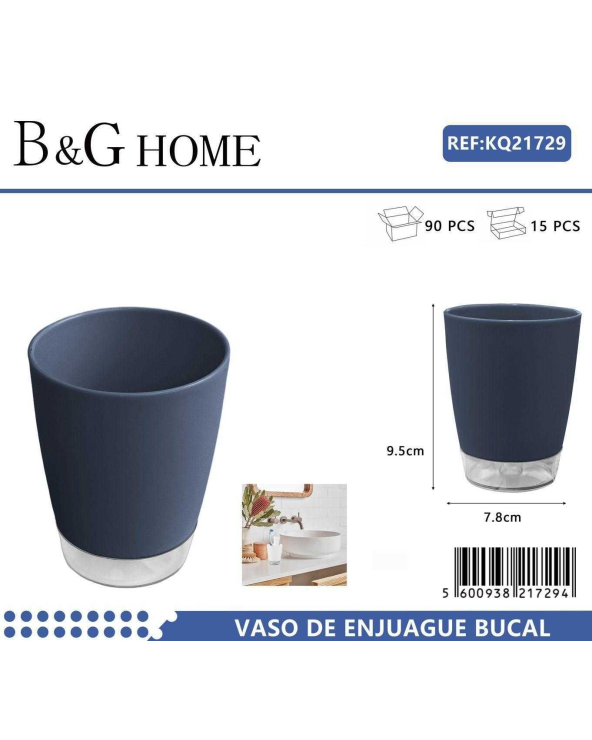 Θήκες οδοντόβουρτσας πλαστικές σε σετ 5Χ - Blue