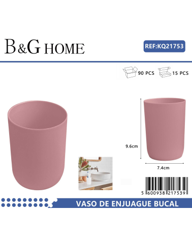 Θήκες οδοντόβουρτσας πλαστικές σε σετ 5Χ - Pink