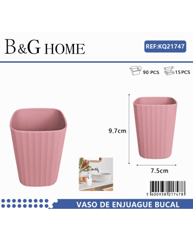 Θήκες οδοντόβουρτσας πλαστικές σε σετ 5Χ - Pink